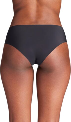 Under Armour Women's Pure Stretch No Show Hipster, 3-Pack Microfiber Underwear, Black-Core, X-Small in Kuwait