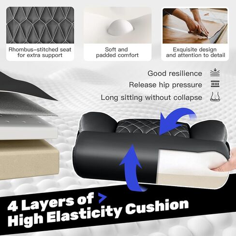 Office Chair, Big and Tall Office Chair, Reclining Office Chair with Footrest Home Office Desk Chairs, High Back Ergonomic Office Chair with Lumbar Support, Executive Leather Office Desk Chair in Kuwait