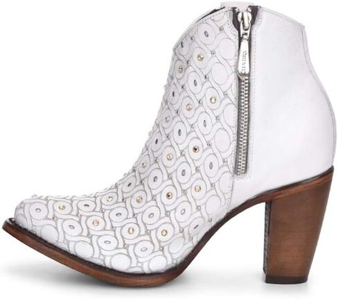 Cuadra Women's Leather Bootie with Swarovski Crystals and Zipper in Saudi Arabia