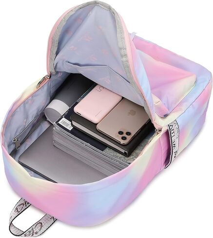 حقيبة ظهر مدرسية على شكل نمر مرقط للفتيات حقيبة ظهر مدرسية حقيبة كتب حقيبة ظهر لطيفة للسفر للفتيات المراهقات والنساء (أسود) in Kuwait