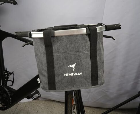 Himiway Bike Bag 4.6L Bike Handlebar Bag with Foldable TPU Phone Holder 6.0-7.0" Bike Bag with Bottle Mesh Bag Bicycle Front Handlebar Bag IP65 Waterproof Handlebar Bags with Quick Release Design in Saudi Arabia
