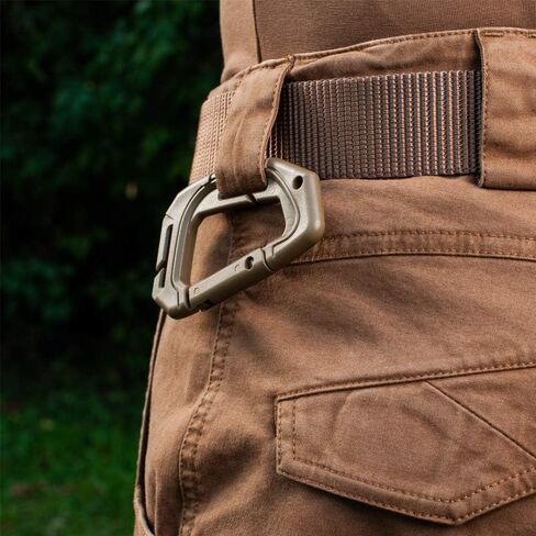 M-Tac Military Plastic Tactical Carabiners - Multi Purpose Carabiner Clip Tactical D Ring - Plastic D-Clips Pack of 5 in Kuwait