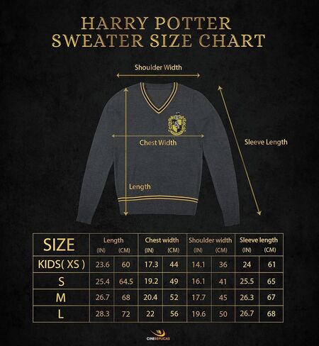 Cinereplicas Harry Potter - Hogwarts Sweater Gryffindor - XL - Official License in Kuwait