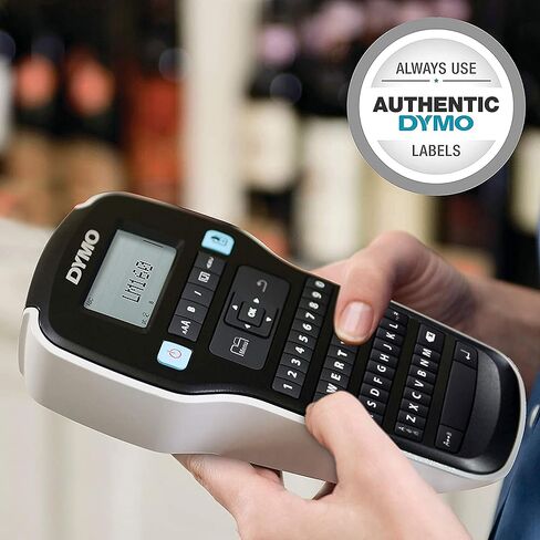 صانع الملصقات Dymo LabelManager 160 | طابعة ملصقات محمولة مع لوحة مفاتيح QWERTY | يشتمل على شريط ملصق D1 باللونين الأبيض والأسود (12 مم) | للمنزل والمكتب in Saudi Arabia
