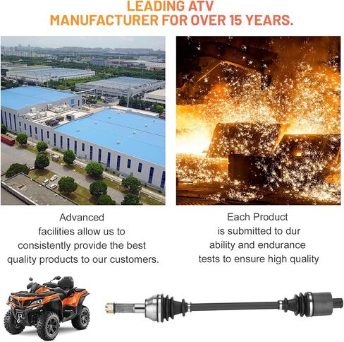 Front CV Axle Shaft for Polaris Ranger 570 900 1000 Full-Size Crew XP RZR 4 800 S 800 2009 2010 2011 2012 2013 2014 2015 2016 2017 2018 2019 2020 1332637-1 Pair Left & Right in Saudi Arabia
