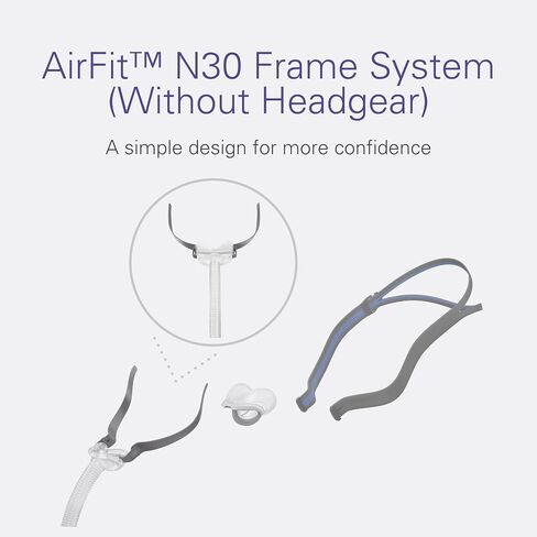 نظام الإطار البديل ResMed AirFit N30 (بدون غطاء الرأس) - صغير in Saudi Arabia