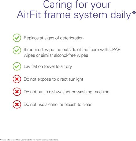 نظام الإطار البديل ResMed AirFit N30 (بدون غطاء الرأس) - صغير in Saudi Arabia
