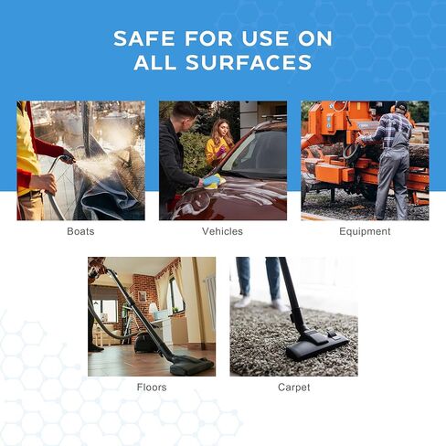 فورمولا-X | مزيل الملح الاحترافي | للقوارب والمركبات والأرضيات والسجاد والمعدات والمزيد | يحيد جزيئات الملح ويمنع التآكل | تركيبة مركزة (1 جالون) in Kuwait