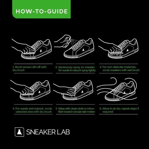SNEAKER LAB Shoe Cleaner Spray - Perfect For Suede, Leather & Various Other Materials in Saudi Arabia