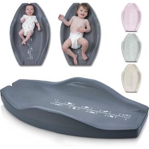 Deluxe Changing Pad - Apricity Baby Waterproof Diaper Changing Pad - CPSIA Certified, Unique Shape - Wipeable Baby Changer for Dresser and Table Top - Portable Diaper Changing Station