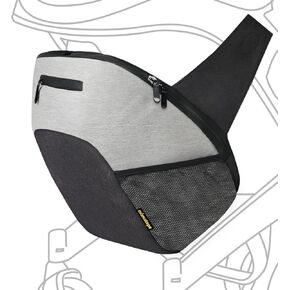 mamatepe Storage Bag Compatible with Doona Infant Car Seat Stroller, All-Day Organizer Diaper Bag with Large Capacity,Wearable Backpack for Baby Travel Essential,Easy Snap-On Storage，Grey