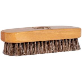 Rhino Wax - Shoe and Boot Brush Kit (4 Pcs) - Genuine Soft Horsehair Brush Bristles to Clean, Polish or Shine with no Leather Damage - Add Quality Brushes and Microfiber Cloth to Shoe or Boot Care Kit