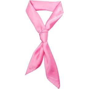 ATAMET 2pcs Head Scarf Square Neck Ribbon Neck Scarf Satin Scarf Handkerchief for Halloween Retro Women Costume Accessory