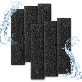 NQEUEPN 6pcs Filter Pads for Aqueon, Fish Tank Ammonia & Carbon & Phosphate Reducer Filter Pads Aquarium Filter Accessories Compatible with Aqueon QuietFlow LED PRO Model 10