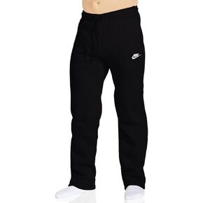 Nike Sportswear Men's Open Hem Club Fleece Pants (Gorge Green/White, X-Large)