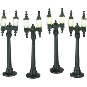 Department 56 Accessories for Villages Double Street Lamps Accessory Figurine (Set of 4)