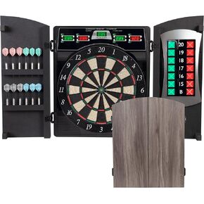 Arachnid Cricket Maxx 4.0 Electronic Dartboard Set, Black