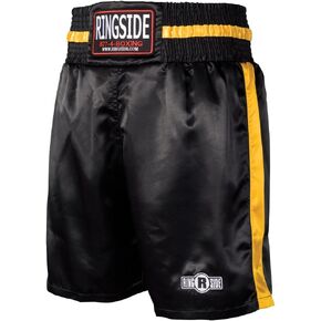 Ringside Youth Pro-Style Boxing Trunks, Youth Medium, Black