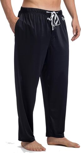 STACY ADAMS mens Stacy Adams Men's Regular Sleep Pant Pajama Bottom, Navy, Large US in Kuwait