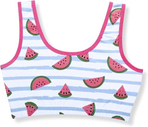 حمالات صدر للتدريب من القطن مع طبقات امامية مزدوجة للمراهقين من دي شيكا - عبوة من 5 قطع in Kuwait