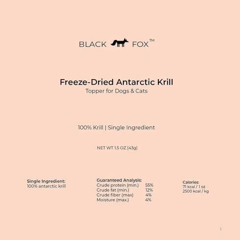 BLACK FOX Freeze-Dried Pump'ken Dog Treats | Cat Treats | 2oz Chicken Salmon Pumpkin, Raw, Healthy, All Natural, Human Grade, Digestion in Kuwait