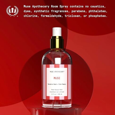 طقوس غرفة صيدلية موسى - رذاذ غرفة عيد الميلاد، رذاذ غرفة عطري ومريح، رذاذ معطر للهواء، مملوء بالزيوت العطرية الطبيعية للعلاج العطري - 8 أونصة، ثلج منعش، عبوتان in Saudi Arabia