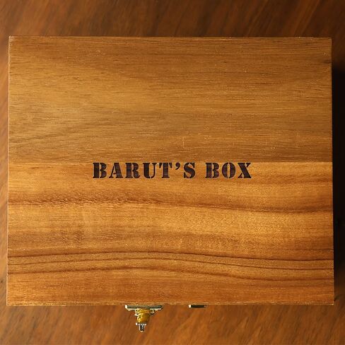 Bamboo Wood Box Decorative Box with Combination Lock, Tray Removable, Large Storage Box with 2 Glass Jars (Bamboo, Bamboo) in Saudi Arabia