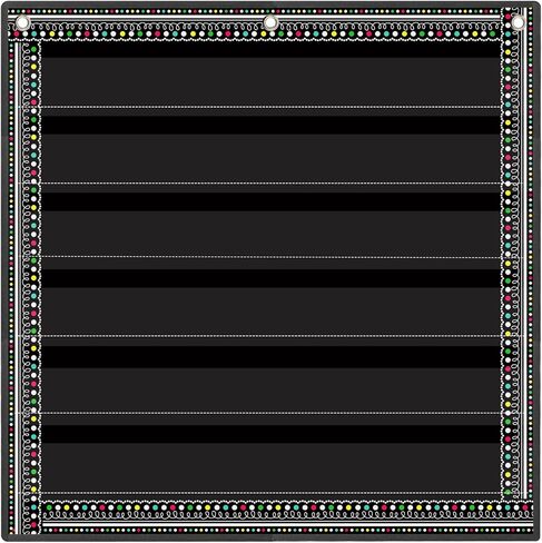 مخططات الجيب Craftstory، 6 مخططات جيب لموارد دروس المعلم في الفصل الدراسي أو المنزل، تناسب شرائح الجملة القياسية وبطاقات الكلمات، 28 × 28 بوصة (نقطة أحمر الخدود) in Kuwait