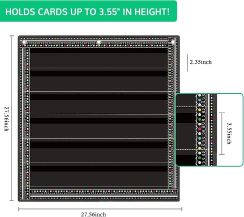 مخططات الجيب Craftstory، 6 مخططات جيب لموارد دروس المعلم في الفصل الدراسي أو المنزل، تناسب شرائح الجملة القياسية وبطاقات الكلمات، 28 × 28 بوصة (نقطة أحمر الخدود) in Kuwait