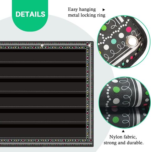 مخططات الجيب Craftstory، 6 مخططات جيب لموارد دروس المعلم في الفصل الدراسي أو المنزل، تناسب شرائح الجملة القياسية وبطاقات الكلمات، 28 × 28 بوصة (نقطة أحمر الخدود) in Kuwait