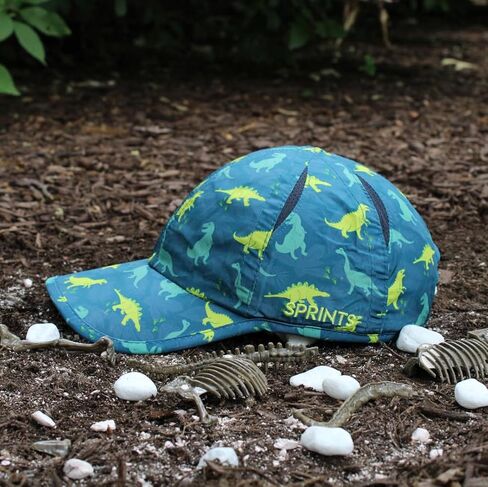 Sprints Mushroom Mania Race Day Performance Running Cap | The Lightweight, Quick Dry, Black Sport Hat, One Size, Green, One size in Kuwait