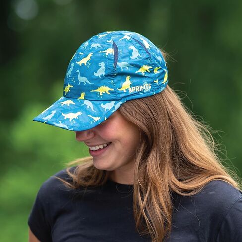 Sprints Mushroom Mania Race Day Performance Running Cap | The Lightweight, Quick Dry, Black Sport Hat, One Size, Green, One size in Kuwait