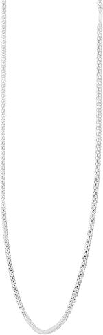 Silpada 'Popcorn Charm' Chain Necklace in Polished Sterling Silver, 18" in Saudi Arabia