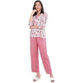 Bani Women Printed Womens Co-Ord Set with Embroided Belt