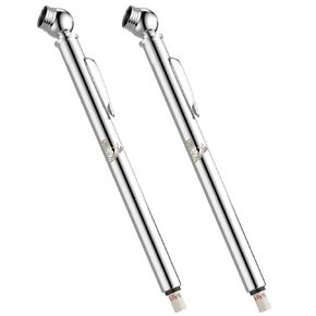 UNCO- Pencil Tire Pressure Gauge, 2 Pack, 10-75 PSI, Black, Tire Gauges for Tire Pressure, Air Pressure Gauge for Tires, Air Gauge Tire Pressure, Car Tire Pressure Gauge, Tire Air Gauge