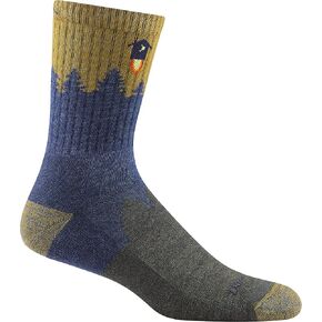 Darn Tough Men's Number 2 Micro Crew Midweight with Cushion Sock (Style 1974) - Teal, Medium