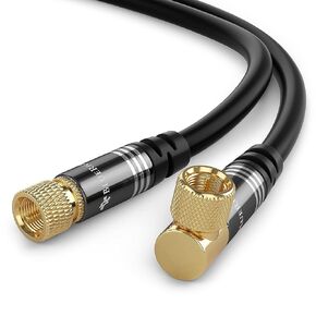 BlueRigger 2-Way Coaxial Cable Splitter (RG6 Compatible, F-type, 2.3GHZ 5-2300MHz) Digital Signal Female Coax Splitter - Works with Satellite, Antenna, HDTV, Amplifier, CATV Cable TV