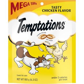 TEMPTATIONS Classic Treats for Cats Creamy Dairy Flavor 6.3 Ounces (Pack of 10)