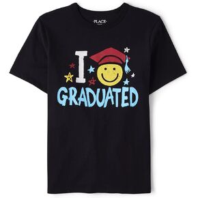 The Children's Place boys Kindergarten Rules Short Sleeve Graphic T shirt