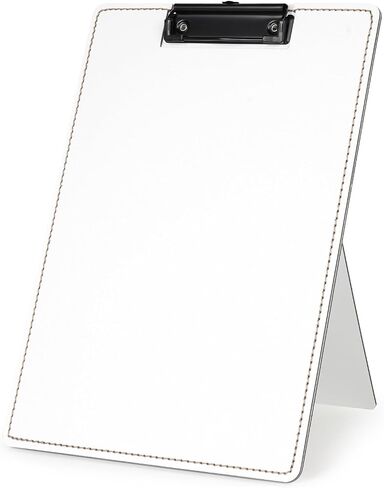 Easel Clipboard Desktop Document Holder for Typing Standing Clipboard for Desk, Holds Letter Size and A4 Size Documents, Folds Flat for Storage,9 x 13 inches (White) in Saudi Arabia