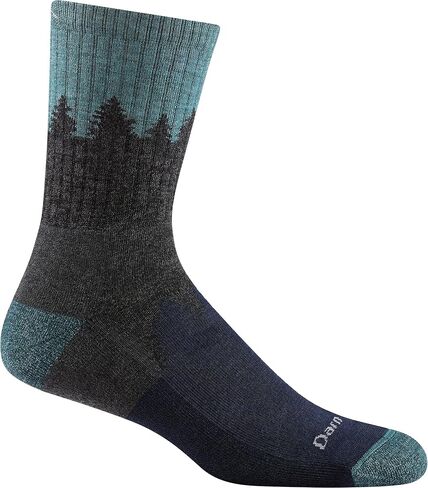 Darn Tough Men's Number 2 Micro Crew Midweight with Cushion Sock (Style 1974) - Teal, Medium in Saudi Arabia