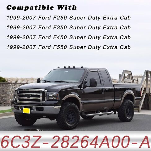 TQPONLY Door Lock Latch Assembly | Compatible with 1999-2008 Ford F150 F250 F350 F450 F550 F650 F750 Excursion Lincoln Mark LT | Front Left Driver Side Replaces 6C3Z-2521813-A 3C3Z-2521813-AA in Kuwait