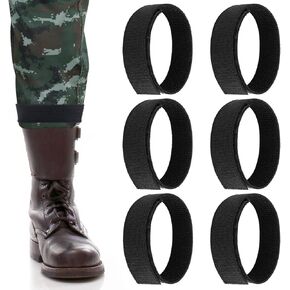 Sibba Boot Blousers Military Ankle Strap Elastic Military Boot Straps Military Blousing Straps Ankle Hook and Loop Hunting Gardening Hiking Cycling Fishing Military Army Uniforms