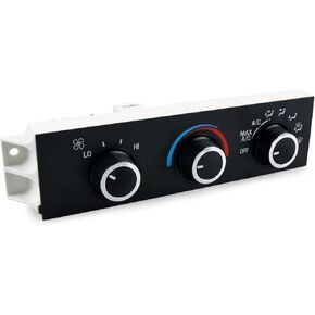 599-217 Heater A/C Control Switch,Front Climate Control Module Compatible with 1996-2020 Chevrolet Express 1500 2500 3500, Chevy C4500 C5500 C6500,1996-2020 GMC Savana, OE # 599-217, 15073274