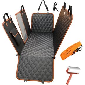 BUY IT ONCE Dog Car Seat Cover, Multipurpose Pet Back Seat Protector, Nonslip Scratchproof Waterproof Durable & Padded, Pet Hair Resistant Blankets, Heavy Duty Seat Covers for SUV, Jeeps and Trucks