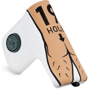 Magnetic Golf Headcover Funny Driver Headcover, 19th Hole Golf Club Head Cover for Woods and Driver Gag Golf Gift