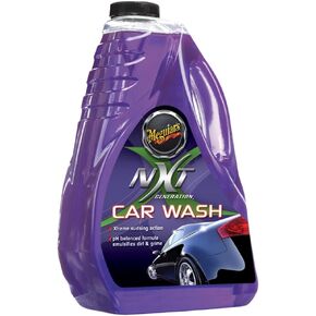 Meguiar's Ultimate Wash & Wax - Premium Car Wash Soap and Wax Cleans Paint, Adds Gloss and Shine, and Leaves Behind Additional Wax Protection, Wash Wax Combo - 2 in 1 Car Wash, 48 Oz
