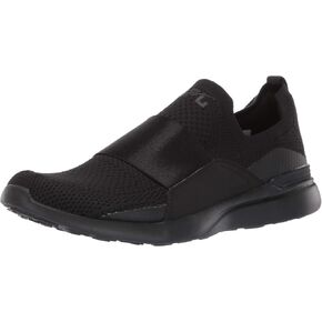 Athletic Propulsion Labs (APL) Women's Techloom Bliss Sneaker, Black/Black, 7