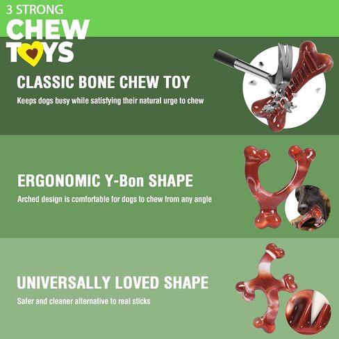 FRLEDM Dog Toys, Squeaky Dog Toys, Durable Dog Toys for Aggressive Chewers, Chew Toys for Aggressive Chewers Large Breed, Tough Rubber Dental Chew Dog Toys for Large Medium Breed in Kuwait