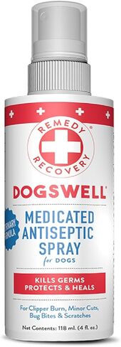 DOGSWELL Remedy + Recovery Medicated Antiseptic Spray for Dogs, 4 oz. (Packaging May Vary) in Kuwait
